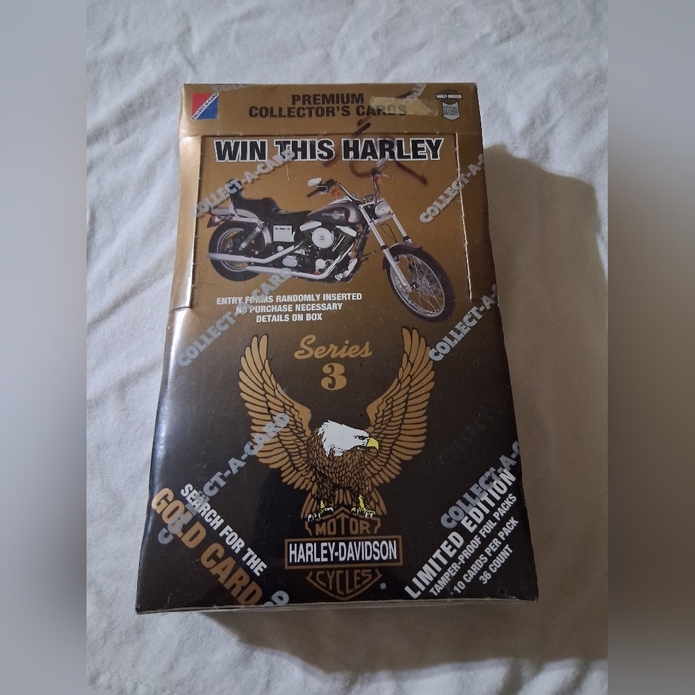 Harley-Davidson Gold and Black Collector's Cards